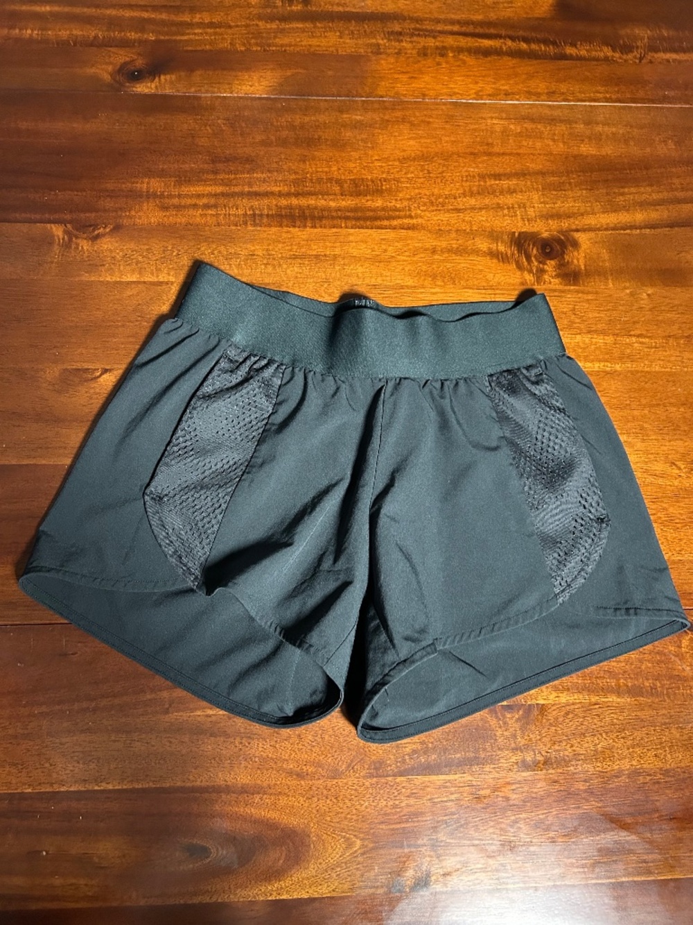 adidas Women's Mesh Panel Performance Running Shorts - Black - Size XS